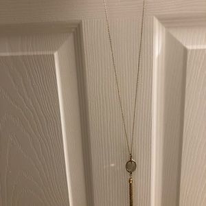 Long Gem Necklace